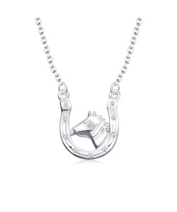 Horseshoe Silver Necklaces SPE-5075